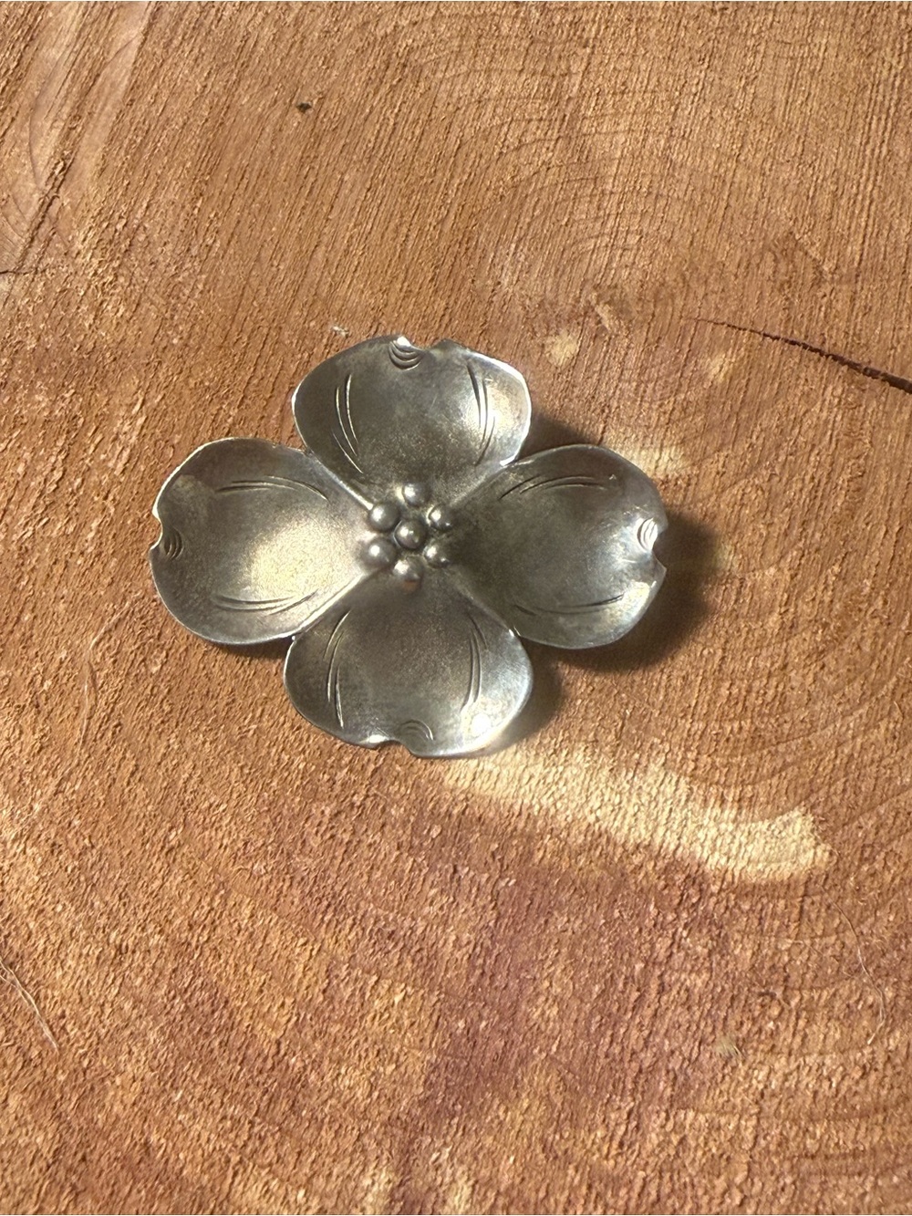 Vintage NYE Sterling Silver Brooch – Mid Century Modern